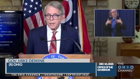 Governor Mike DeWine Warns Ohioans to Watch Hospital Capacity as Health ...