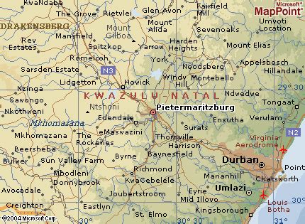 Pietermaritzburg Map - South Africa