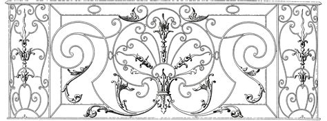 5 Ironwork Scroll Clipart! - The Graphics Fairy