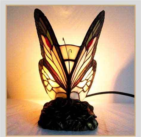 Tiffany style butterfly table lamp desk lamp vintage style | Etsy