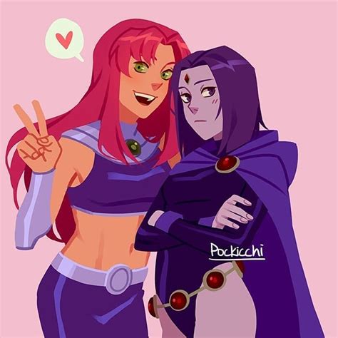 Pin on Raven x Starfire