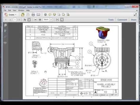 Solidworks Assembly Drawing ~ Solidworks Advanced Drawings | Dekorisori