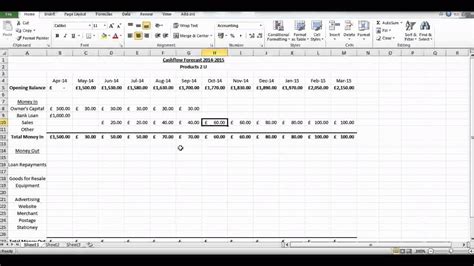 Cash Flow Excel Spreadsheet Template Spreadsheet Templates for Business ...