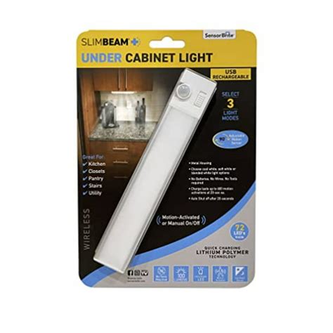 6012170 UNDER CABINET LIGHT WHT Sensor Brite SlimBeam+ Under Cabinet ...