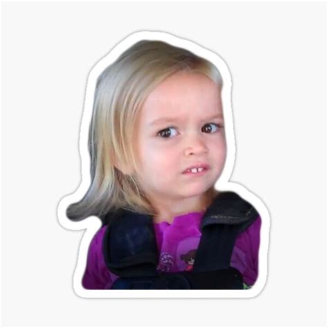 "CHLOE MEME" Sticker for Sale by leofba | Redbubble