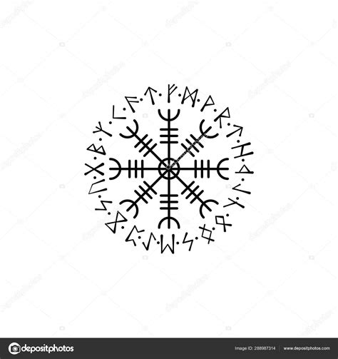 Viking circle symbol Stock Vector Image by ©longquattro #288987314