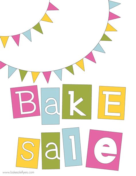 free printable bake sale banner | Bake Sale Ideas | Pinterest | Bake ...