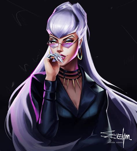 K/DA Evelynn fanart by sebastianschnoell on DeviantArt