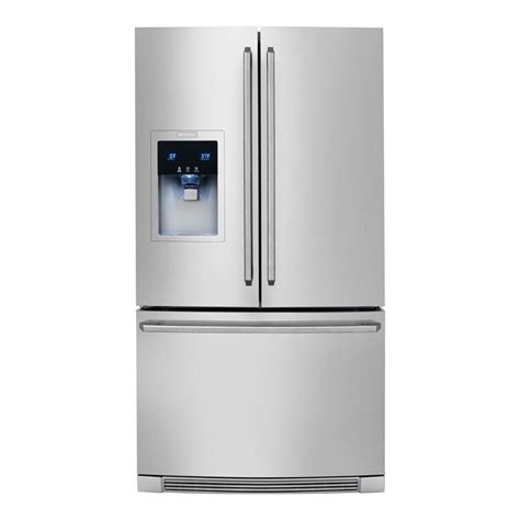 Electrolux Wave-Touch EW23BC85KS 21.74 cu. ft. French Door Refrigerator in Stainless Steel ...