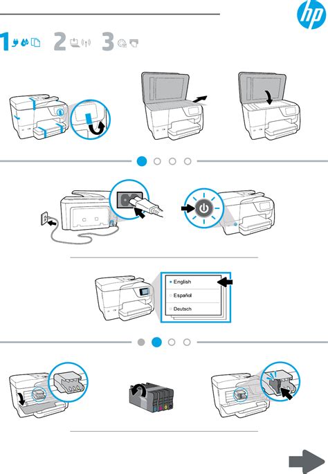 Manual HP OfficeJet Pro 8715 (page 1 of 2) (All languages)