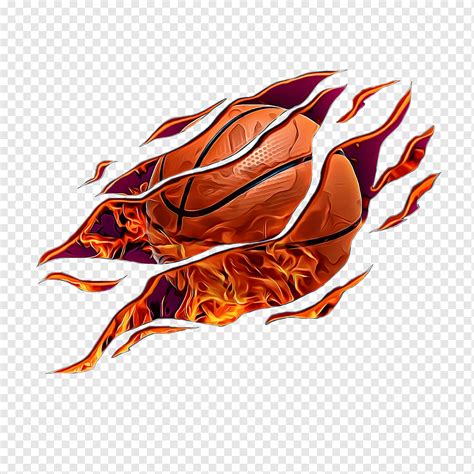 Ball, Basketball, Fire, Flame, Heat, Design, Logo, Background, Wallpaper, png | PNGWing