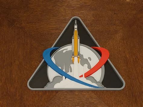 8 Tall 3D Printed NASA Artemis Logo for Desk or Wall - Etsy