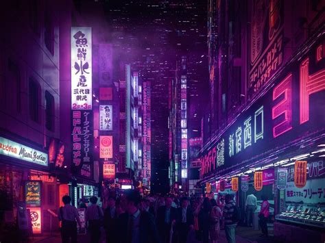 Cyberpunk Japan Desktop Wallpapers - Wallpaper Cave