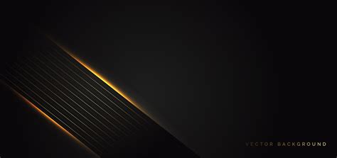 Dark banner with golden light detail in a luxury style background 1263405 Vector Art at Vecteezy