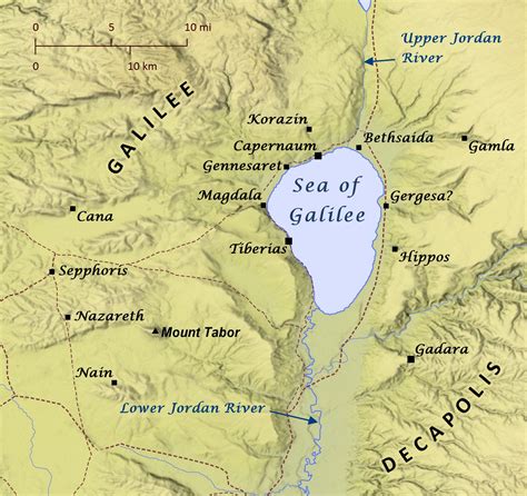 Jesus’ Ministry in Galilee – Bible Mapper Blog