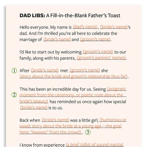 Father of the Bride Speech - 10+ Examples, Format, PDF