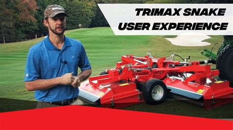 Watch The Incredible Trimax Snake High Quality Turf Mower. - YouTube