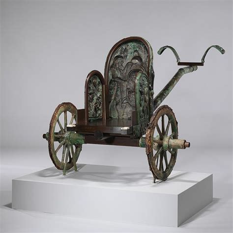 Bronze chariot inlaid with ivory | Etruscan | Archaic | The ...