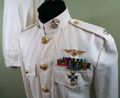 USMC Marine Corps Officer Dress White Uniform Lt Col 38 | #114832922