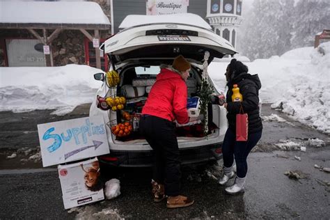 CA Storms Leave Residents Snowed In, As More Extreme Weather Comes ...