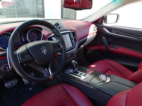 Maserati Ghibli Red Interior