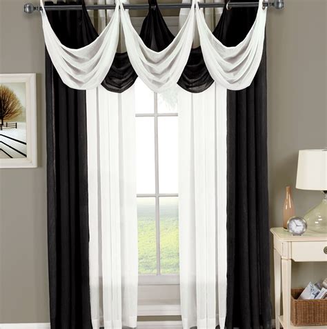 Black And White Sheer Curtains | Home Design Ideas