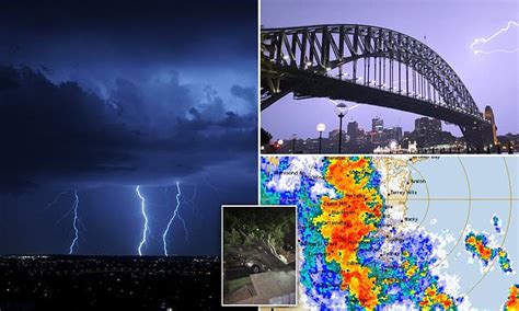 Sydney storm - Extreme weather hits Australia's east coast bring rain ...