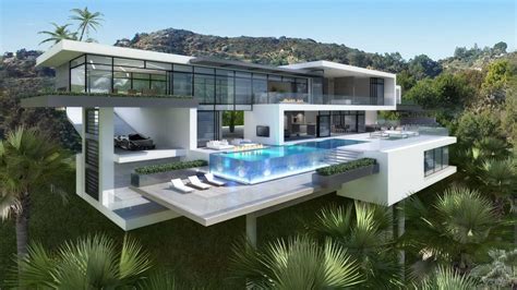 Luxury Ultramodern Mansions on Sunset Plaza Drive in Los Angeles ...