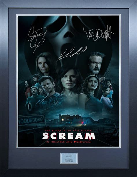 Scream 2022 Signed Movie Poster – The Frame Lab