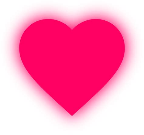 Neon Pink Heart Banner, Neon Heart 10977995 PNG