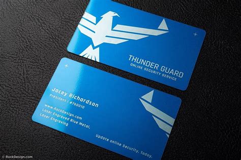 Awesome quick bold free business card template – Thunder Guard
