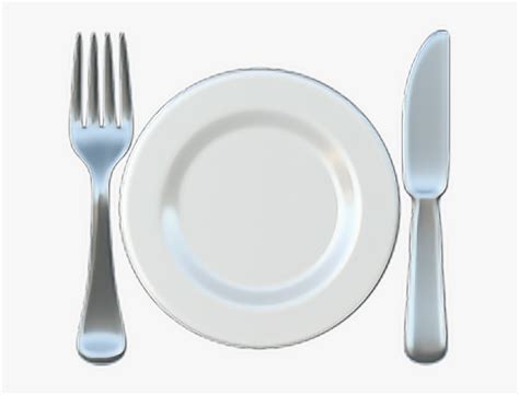 Fork And Knife With Plate Emoji 🍽️ - Fork And Knife With Plate Emoji ...