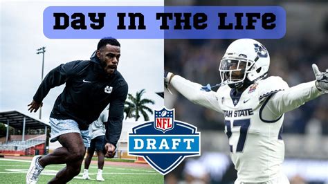 DAY IN THE LIFE OF AN NFL DRAFT PROSPECT! - YouTube