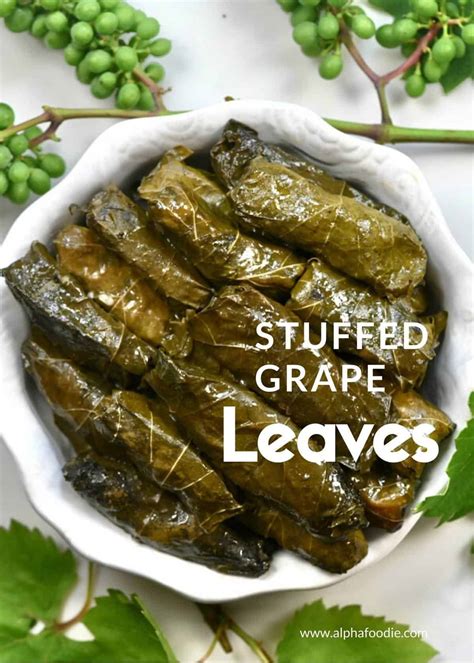 Best Stuffed Grape Leaves (Dolmas) - Alphafoodie