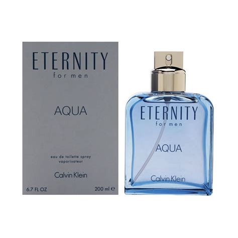 Eternity Aqua by Calvin Klein for Men 6.7 oz Eau de Toilette Spray ...