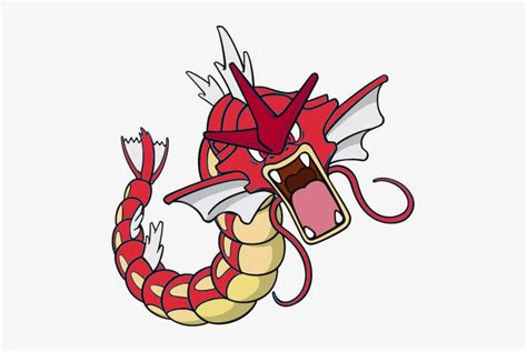 Shiny Gyarados - Red Gyarados Transparent PNG - 471x469 - Free Download ...