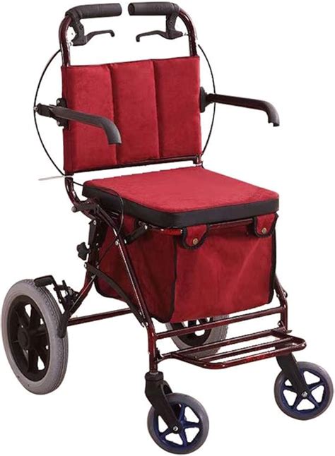 Foldable Shopping Cart/Walker/Trolley, Walker Shopping Cart For The Elderly, Walker And Rest ...