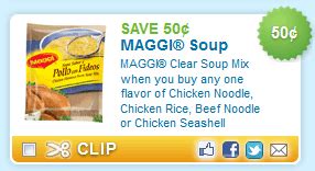 The Thrifty Deafies: Walmart: FREE Maggi soup Mix