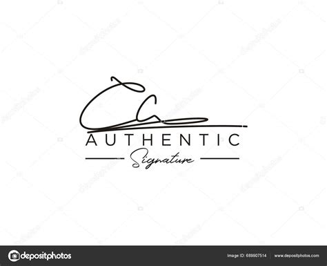 Signature Logo Template Vector Stock Vector by ©Microtext 689907514