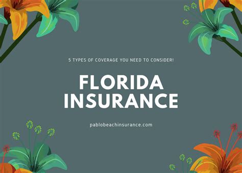 Ultimate Guide to Florida Insurance Coverages - Pablo Beach Insurance Group