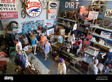 Le Claire, Iowa, USA. 30th June, 2018. Inside Mike Wolfe's Antique ...