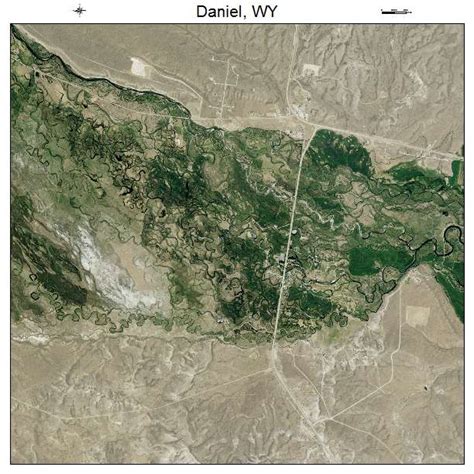 Aerial Photography Map of Daniel, WY Wyoming