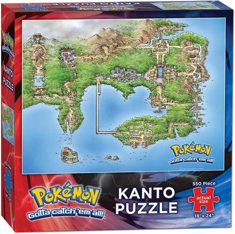 Amazon.com: USAopoly Pokémon Kanto Puzzle (550 Piece): Toys & Games