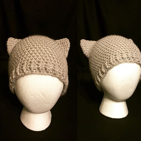 Crochet Cat Ears Beanie Beansbeanies.storenvy.com Facebook.com/beans beanies | Crochet beanie ...