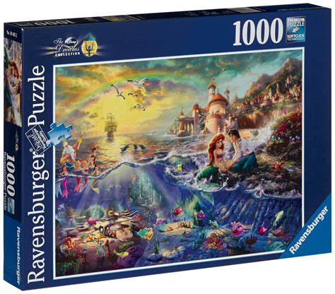 Ravensburger Puzzle - Thomas Kinkade -Disney Ariel - 1000 Pieces ...