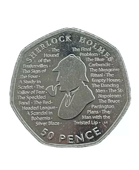 RARE - Sherlock Holmes 50p Fifty Pence Coin (2019) | in Sherwood ...