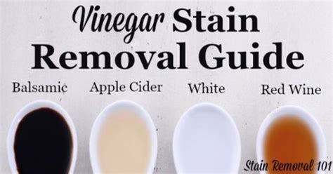 Vinegar Stain Removal Guide For Apple Cider, Balsamic & Red Wine Vinegar