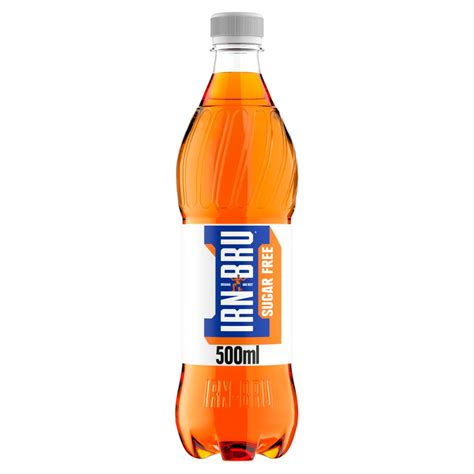 IRN-BRU Sugar Free Soft Drink Bottle 500ml | Bestway Wholesale