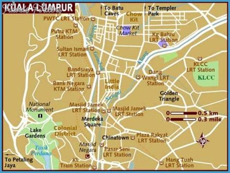 Kuala Lumpur Map Tourist Attractions - http://travelsfinders.com/kuala ...