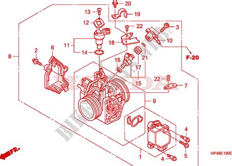 THROTTLE BODY for Honda FOURTRAX 420 RANCHER 4X4 Manual Shift 2008 # HONDA Motorcycles & ATVS ...